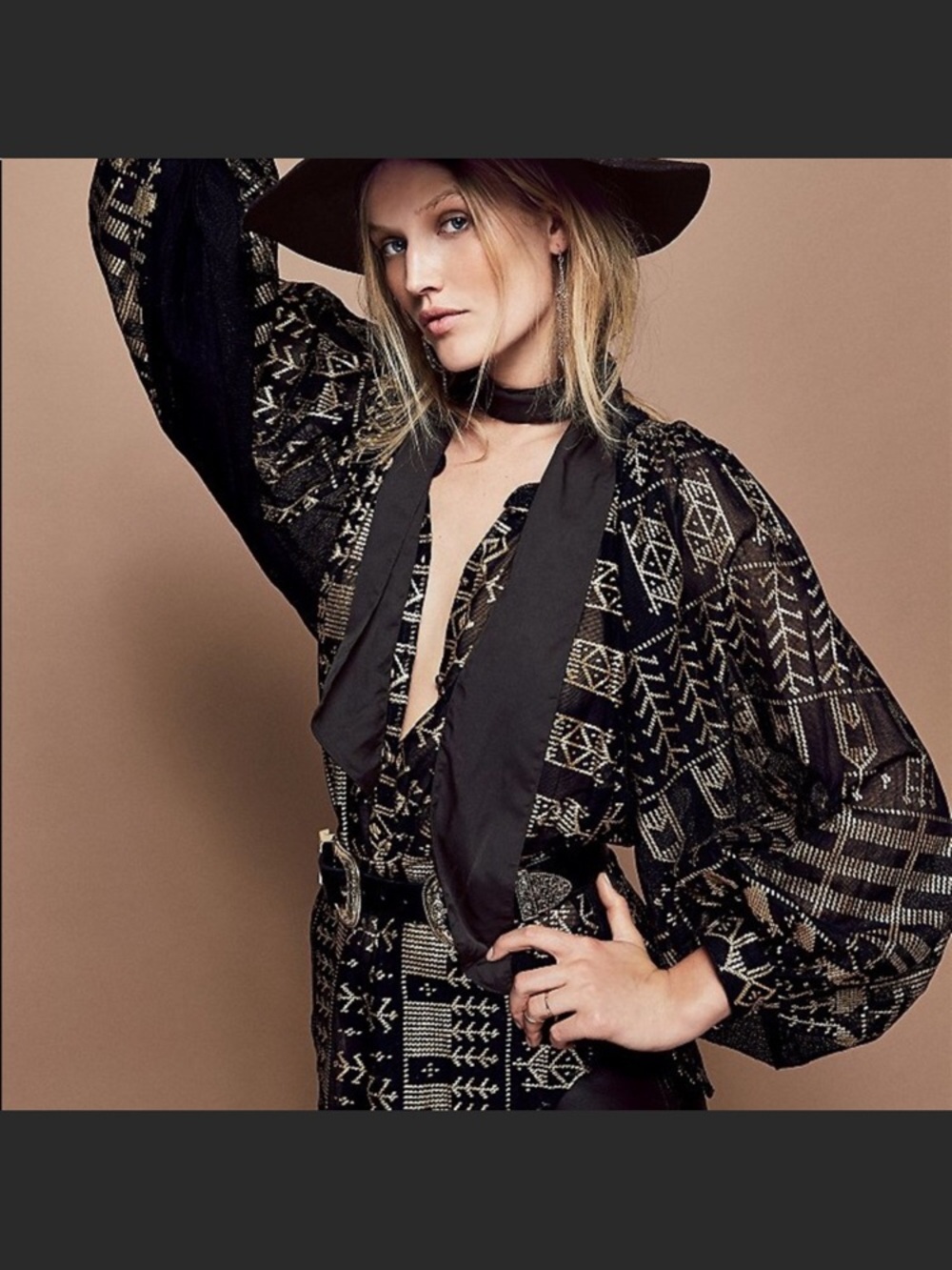 Free People Bohemian Tunic Blouse